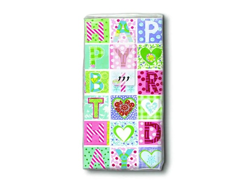 [90101362 541348] Paper + Design Taschentücher B-day 1 Stück
