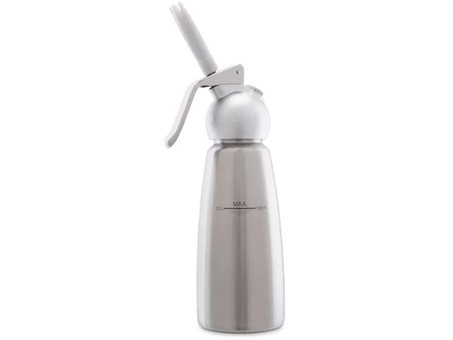 [90101428 1099346] Kisag Rahmbläser Whipper Basic 0.5 l, Silber