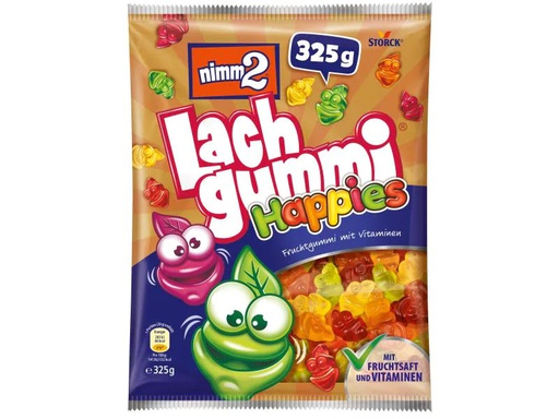 [90101441 1063836] Storck Nimm2 Lachgummi Happies 325 g