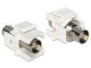 Delock Keystone-Modul BNC Weiss