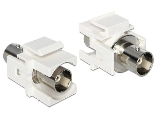 [90101521 496239] Delock Keystone-Modul BNC Weiss