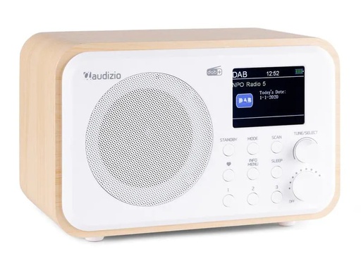 [90010131 1114567] Audizio DAB+ Radio Milan Weiss