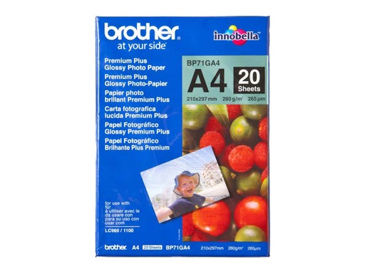 [90101541 523545] Brother Fotopapier A4 260 g/m² 20 Stück