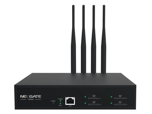 [90101809 495996] Yeastar Gateway TG400 VoIP-UMTS Gateway 4-Kanal