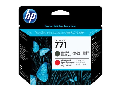 [90010168 885049] HP Druckkopf Nr. 771 (CE017A) Chromatic Red/Matte Black