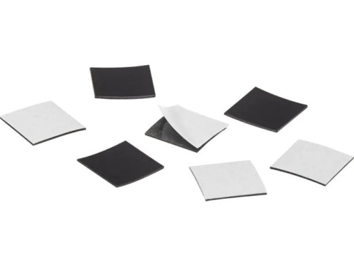 [90101898 1072896] Magnetoplan Magnetplättchen 1.5 x 1.5 cm Schwarz, 140 Stück