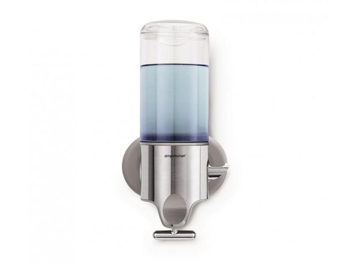 [90101934 431676] Simplehuman Seifenspender 444 ml, Silber/Transparent