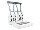 Rapesco Locher Eco P4400 4-fach, 150 Blatt, Weiss