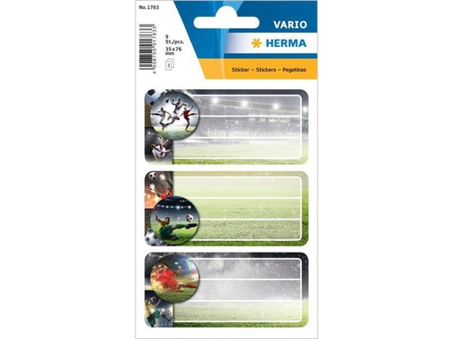 [90102059 1059336] Herma Stickers Schuletiketten Fussball