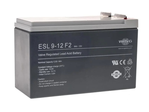 [90102222 490534] WING Ersatzbatterie ESL 9-12 F2