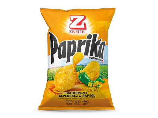 [90102225 723643] Zweifel Chips Original Paprika 280 g