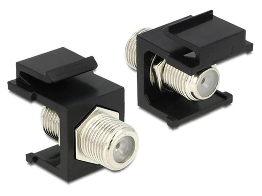 [90102342 362657] Delock Keystone-Modul Typ F, Schwarz