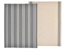 Södahl Geschirrtuch-Set Soft 2 Stück, Beige/Grau
