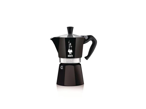 [90102419 553893] Bialetti Espressokocher Moka Express 3 Tassen, Schwarz