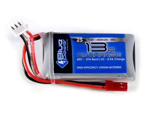 [90102461 426857] EP RC-Akku LiPo 450 mAh 7.4 V 30C BluePower