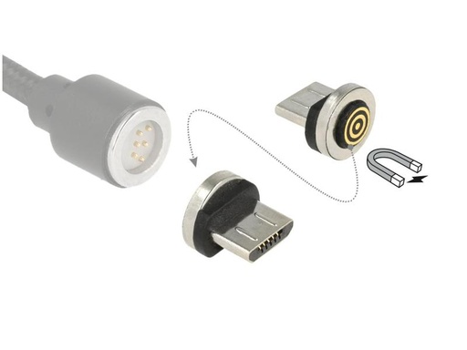 [90102516 860493] Delock USB-Kabel magnetisch  Spezial - Micro-USB B 0 m