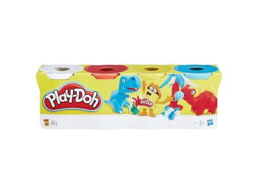 [90102522 1079937] Play-Doh Knetmasse 4er-Pack Grundfarben