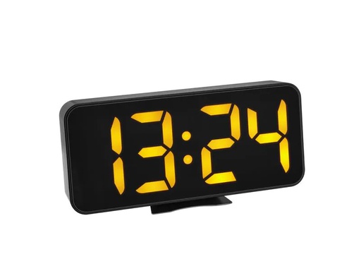 [90102540 1093709] TFA Dostmann Digitalwecker Schwarz/Gelb