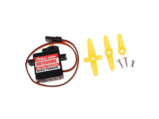 [90102738 1146615] PowerHD Micro Servo HD-1900MG 1.5 kg, 0.08 s, Analog