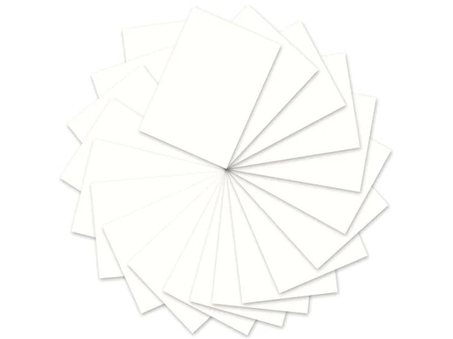 [90102795 578826] URSUS Tonzeichenpapier 50 x 70 cm, 130 g/m², 10 Blatt, Weiss