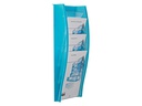 Styro Plakatständer styrodisplay A4, Hellblau