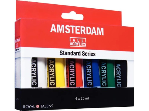 [90103065 995828] Amsterdam Acrylfarbe Standard Serie Introset 1, 6 x 20 ml