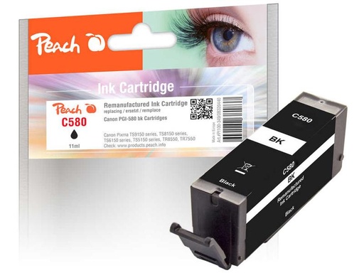 [90103283 1142508] Peach Tinte Canon PGI-580 Black