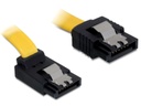 Delock SATA3-Kabel gelb, oben gewinkelt, 20 cm