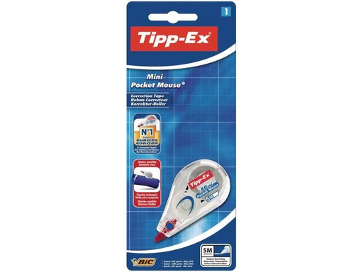 [90103464 912366] Tipp-Ex Korrekturroller Mini Pocket Mouse 6 m x 5 mm, 1 Stück