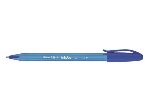 [90103497 992960] Paper Mate Kugelschreiber Inkjoy 100 Cap 1 mm, Blau, 50 Stück