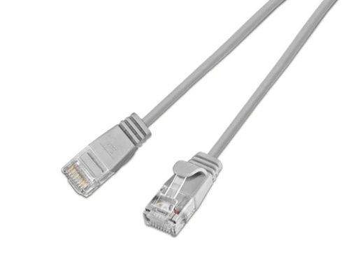 [90103562 353675] SLIM Slimpatchkabel RJ-45 - RJ-45, Cat 6, UTP, 5 m, Grau