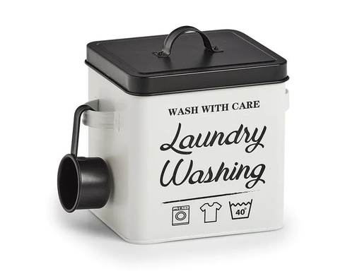 [90103578 1157765] Zeller Present Waschmittelbox Laundry 7 l, Weiss