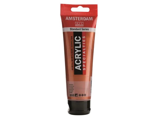 [90103581 995995] Amsterdam Acrylfarbe Standard 805 Kupfer Halbdeckend, 120 ml