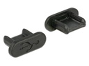 Delock Blindstecker/Staubschutz USB-MicroB 10 Stück Schwarz