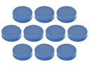 Magnetoplan Haftmagnet Ergo Medium Ø 3 cm Dunkelblau, 10 Stück