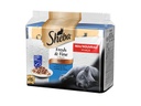 Sheba Nassfutter Fresh & Fine in Sauce Fisch Variation, 15 x 50 g