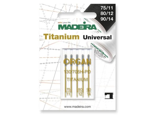 [90103937 863047] Madeira Maschinennadel Titan 75/11 80/12 90/14 5 Stück