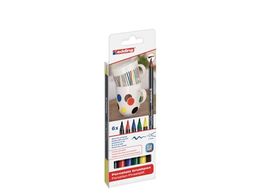 [90103973 551736] edding Porzellanmarker 4200 Family 6 Stück