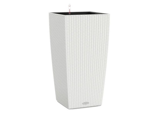 [90104023 412056] Lechuza Blumentopf Cubico Cottage 40 Weiss