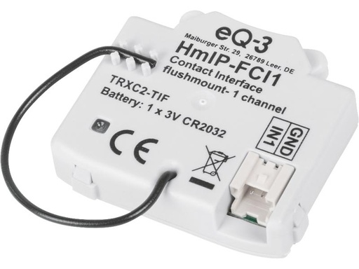 [90104036 898397] Homematic IP Smart Home Funk-Tasterschnittstelle Unterputz 1-fach