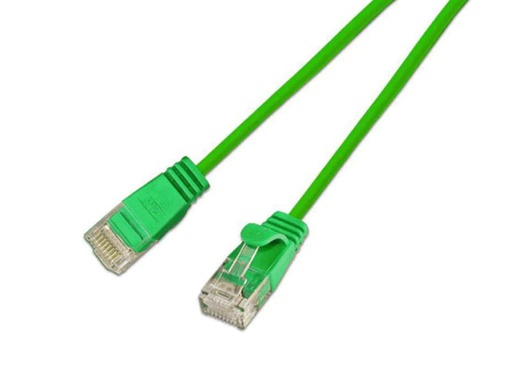 [90104037 353703] SLIM Slimpatchkabel RJ-45 - RJ-45, Cat 6, UTP, 0.5 m, Grün