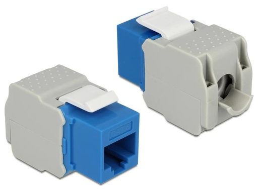 [90104097 725400] Delock Keystone-Modul RJ-45 Cat.6, UTP Blau