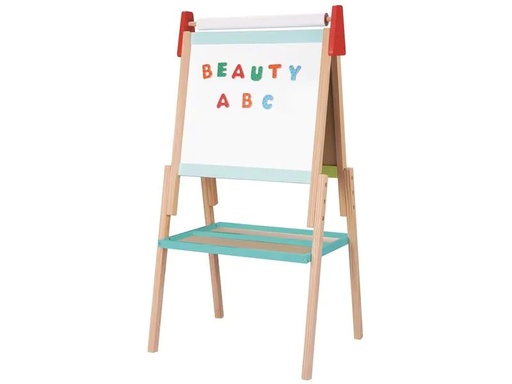 [90104135 1134603] Spielba Holzspielwaren Maltafel Standtafel mit Papierrolle