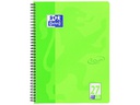 Oxford Notizheft Touch Collegeblock L27, A4 +, Liniert, Grün