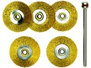 Proxxon Polierbürste 22 mm Messing, radförmig, 2 Teile
