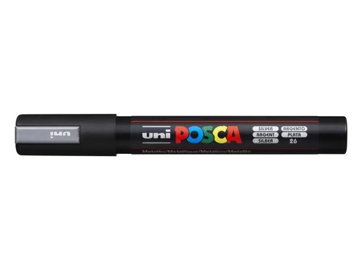 [90104527 779942] Uni Permanent-Marker POSCA 1.8-2.5 mm Silber