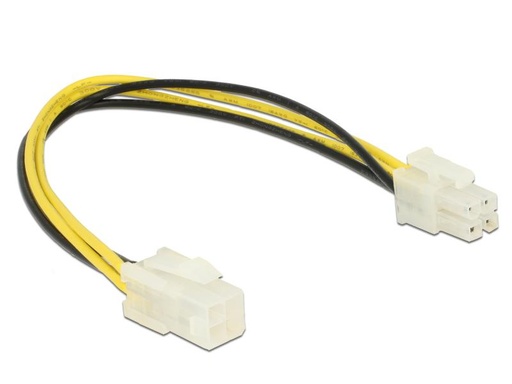 [90104580 558144] Delock Stromverlängerungskabel 4Pin - 4Pin CPU 30 cm