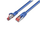 Wirewin Patchkabel RJ-45 - RJ-45, Cat 6A, S/FTP, 0.25 m, Blau