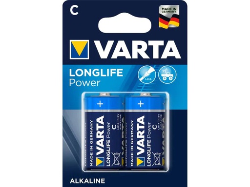 [90104669 37868] Varta Batterie Longlife Power C 2 Stück