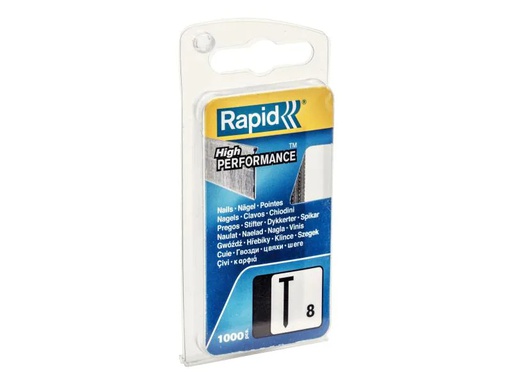 [90104689 870250] Rapid Nägel Typ 8, 15 mm, 1000 Stück